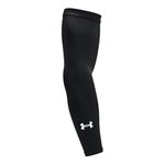 Under Armour Unisex's Team Sleeve Arm Warmers, Black (001)/White, L/XL