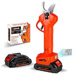 Electric Pruning Shears, Kebtek Professional 18V Cordless Pruner Battery Powered Tree Branch Cutter with 2 Pack 2Ah Lithium Batteries Brushless Motor- 32MM (1.26 Inch) (B05532)