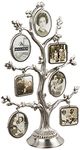 Malden International Designs Family Tree Picture Frame (Metal_Silver_ 14-1x1 Inc)