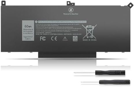 7480 F3YGT 2X39G 60WH Laptop Battery for Dell Latitude 12 7000 7280 7290 13 7000 7380 7390 P29S002 14 7000 7480 7490 E7280 E7480 E7490 E7290 E7380 Battery fits Dell 453-BBCF 451-BBYE KG7VF DM3WC DM6WC