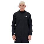 New Balance Men's Woven Full Zip Jacket, Black, M