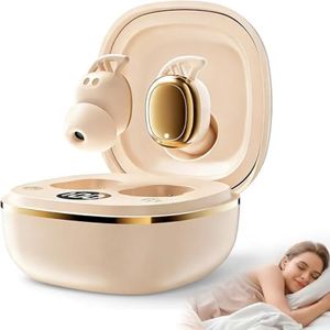 DYETUNY Sleep Earbuds for Side Sleepers, Invisible Sleep Headphones, ENC Noise Blocking Small Ear Buds Fit for Sleeping, Wireless Bluetooth 6.0 with LED Power Display