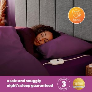 Silentnight Single Electric Blanket – Soft Heated Bed Cover