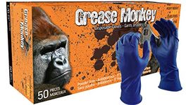 Watson Gloves Grease Monkey Disposable Latex Glove - 15 Mil Thickness, Powder-Free, Textured Surface Grip, Abrasion and Puncture Resistance, 50 Gloves/Box (Extra Large, 5553PF)