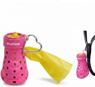 Wooftrak Bag Charms& Poop Bag Storage Keychains-Adorable Dog Shoe Design, Perfect for Leashes & Bags