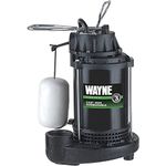 Wayne CDU800 1/2 HP Submersible Cast Iron and Steel Sump Pump with Integrated Vertical Float Switch