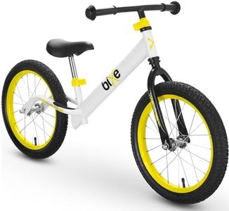 Bixe Pro Balance Bike - 40.6 cm (16") Training Bikes for Big Kids & Kids w/Special Needs - Kids' Balance Bike - Children Ages 5 6 7 8 - No Pedal Glide for Boys or Girls - Yellow
