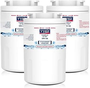 Vyair VYR-13A Fridge Water Filter Compatible with GE MWF, MWFA, MWFP, GWF, GWFA, GWF01, General Electric SmartWater, Hotpoint HWF, HWFA, MWF, MWFA (3)