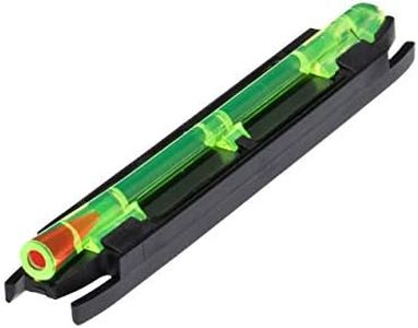 HIVIZ M300 Narrow Magnetic Fiber Optic Front Shotgun Sight Black, One Size