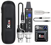 Xvive U45D Stereo Wireless in-Ear Monitor System, 5.8GHz Professional IEM System with <5ms Latency, Smart Channel Scan & 4 Monitoring Modes for Musicians, Singers & Worship Team