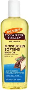 Palmer's Cocoa Butter Moisturizing Body Oil with Vitamin E, Radiant Looking Glow and Skin Hydration, Instant Absorption, Bath, Body and Shower, 8.5 Ounces