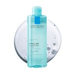 La Roche-Posay Micellar Water, Effaclar Micellar Cleansing Water and Makeup Remover with Zinc and Glycerin for Oily Skin, Oil Free, Soap Free, Alcohol Free, 400ml