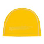 Speedo Junior Pace Swimming Cap | Kids Swim | Dry Hair, Yellow, One Size