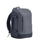 HP Travel 25L 15.6-inch Laptop Backpack - Light & Stylish - Expandable to 30L - Multiple Pockets, Including RFID Blocking Pocket - Lockable Zippers - Iron Grey