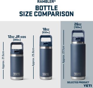 YETI Rambler 26 oz Straw Bottle – Stainless Steel, Seafoam, Leakproof