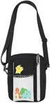 Bioworld Pokemon Characters Mini Messenger Bag With Adjustable Shoulder Strap