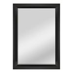 MCS 66980 Simplicity Mirror, 29.5 x 41.5, Black