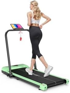 Cockatoo SmartPad4.0 Foldable Under Desk 4 HP Treadmill & Walking Pad for Home with Speed, 1-12Km/Hr, 6 Shock-Absorbed Silicon, Cardio Equipment with Max User Weight 120KG, Green