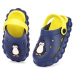 GLJ Little Wonders Kids Clogs, Water Shoes for Baby Girls and Baby Boys, Indoor and Outdoor Baby Clogs, Toddler Sizes (Chocolate, 18 Months - 24 Months)