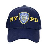 City-Souvenirs Official NYPD Hat/Baseball Cap, Navy Blue Police Department NYPD Cap