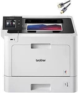 Brother L-8360CDW Series Business Color Laser Printer I Wireless I Mobile Printing I Auto 2-Sided Printing I Up to 33 ppm I 2.7" Color Touchscreen + Printer Cable