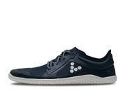 VIVOBAREFOOT Primus Lite III Mens Barefoot Trainers | Build Strength, Balance & Mobility | Lightweight for Training & Running | Wide Fit Grounding Shoes | Vegan | Navy | 11