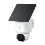 eufy Security SoloCam E42, 4K Solar Security Camera Outdoor Wireless,HomeBase S380 Compatible, AI Motion Tracking,Strobe Light,Pan & Tilt, Facial Recognition, Local Storage Up to 16 TB,Work With Alexa