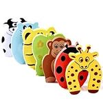 Tonyko® 7 PCS Children Safety No Finger Pinch Foam Door Stopper-Colorful Cartoon Animal Cushion