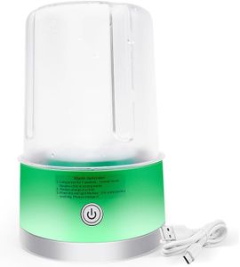 LUODIRGB Portable Washing Machine | USB-C Rechargeable 1L Mini Washer | Deep Cleaning of Underwear, Baby Small Clothes | Lightweight and Compact for Apartment, Dorm, Hotel, Travel, Camping (Green)