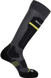 Salomon Spark Unisex Socks Hiking Walking Ski Snowboarding, Warmth, Comfort, and Stays in place, Black, 35 - 5