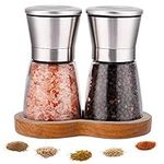 LessMo Salt and Pepper Grinder Set 