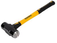 Roughneck ROU65624 Mini Sledge Hammer Solid Fibreglass Core, Black, 4 Lb/1.8 kg