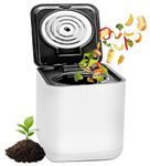Nutrichef 3L Electric Kitchen Composter - Turn Organic Material & Food Scraps Into Fertilizer | Countertop Automatic Compost Bin | Dry, Crush, & Cooling Functions | Perfect for Kitchens & Apartments