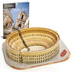 CubicFun 3D Jigsaw Puzzles for Kids Adults Rome The Colosseum National Geographic Italy Jigsaw Puzzle DIY Building Model Kit 131 Pieces