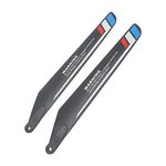 RC Helicopter Main Blades, 2Pcs Plastic Vivid Colors RC Helicopter Main Blades for Wltoys V912 V912 A