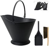 Poofzy Ash Bucket for Fireplace, 3.