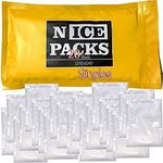 Nice Packs Dry Ice for Coolers – Lunch Box Ice Packs – Dry Ice for Shipping Frozen Food – Ice Packs for Kids Lunch Bags – Reusable Ice Packs – Long Lasting - Flexible