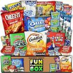 Lunch Box Snacks Box Candy Cookies Cereal (40 Count) Snack Care Package Gift Box