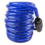 DocksLocks 10ft Coiled Combination Cable