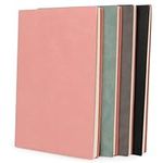 Toplive A5 Journaling Notebook, [4 Pack] 8.25"x5.75" Leather Notebook Ruled Lined Journal Notebook 80 Sheets / 160 Pages for Student Office School Supplies