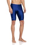 Speedo Men's Solid Jammer Bathing Suit, Black, 40