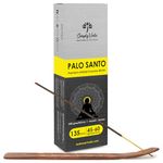 Simply Vedic Premium Palo Santo Incense Sticks Handmade Agarbatti with Incense Holder| 250 Grams| Lasts 45 Minutes for Meditation Yoga Spiritual Healing Prayers Aromatherapy Energy Cleansing