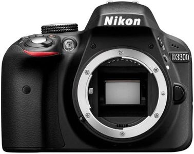 Nikon D3300 Digital SLR Camera Body Only - Black (24.2MP) 3.0 inch LCD