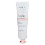 Boka PINPOXE Coco Ginger Toothpaste - Nano-Hydroxyapatite for Remineralizing and Sensitivity, Fluoride-Free I Dentist Recommended, Made in USA I 4oz