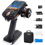 Radiolink RC8X 8 8CH 2.4Ghz RC Transmitter and R8FG&R4FGM Gyro Receiver, 4.3" Full Color IPS Touch Screen RC Remote Controller, Voltage Telemetry, 200 Models for Crawler Drifting Cars Boat