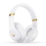 beats Studio3 Wireless Noise Cancelling Over-Ear Headphones - Apple W1 Headphone Chip, Class 1 Bluetooth, Active Noise Cancelling, 22 Hours Of Listening Time, Built-in Microphone - White