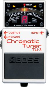 BOSS TU-3 Chromatic Guitar Tuner Pedal – Compact Stompbox