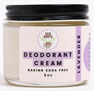 ECO ROOTS Natural Deodorant for Women & Men | Organic Deodorant Cream Non Aluminum | Baking Soda Free Healthy Deoderant for Body & Private Parts | All Vegan Pit Paste Zero Sweat |Lavender Scent