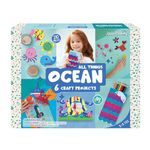 jackinthebox Under The Sea Themed Craft Kit | includes Beautiful Felt Mermaid Sewing Kit | 6 Different Crafts-in-1 | Best Gift Girls Ages 6 to 10 Years (6-in-1)