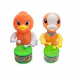 PRIMEFAIR Musical Drum Happy Drummer Key Operated Toys for Kids Dancing Action Rattle Toy (Multicolor)